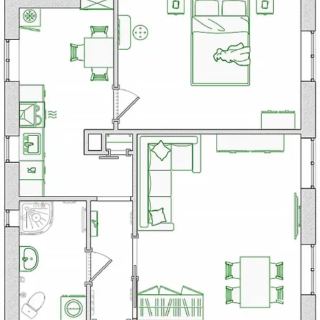 Apartment 2-room In The Center
